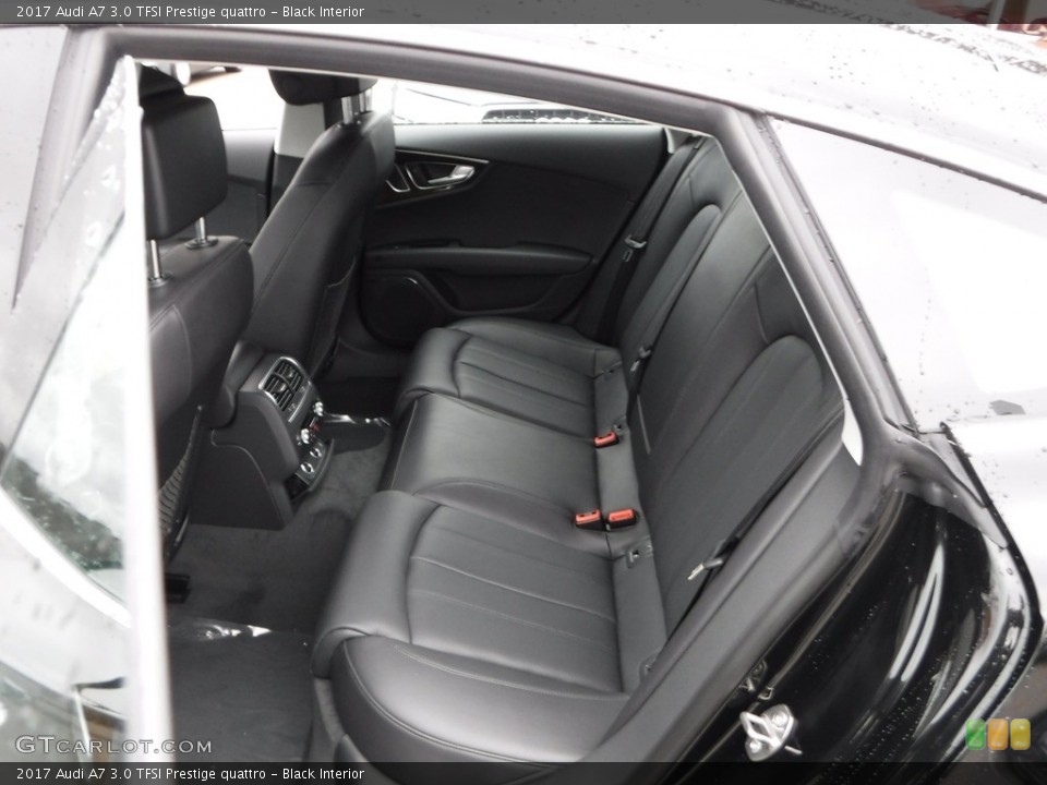 Black Interior Rear Seat for the 2017 Audi A7 3.0 TFSI Prestige quattro #118197929
