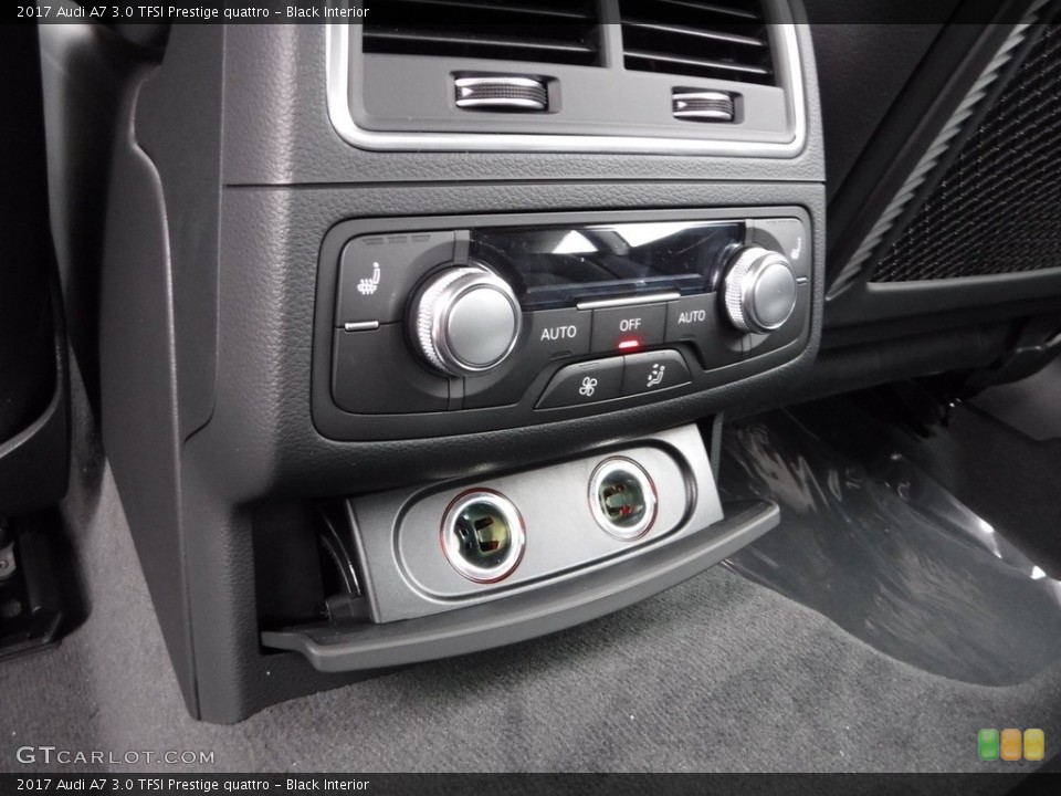 Black Interior Controls for the 2017 Audi A7 3.0 TFSI Prestige quattro #118197944