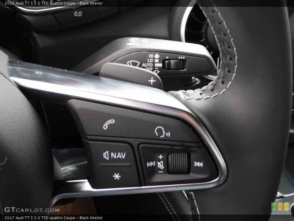 Black Interior Controls for the 2017 Audi TT S 2.0 TFSI quattro Coupe #118198730