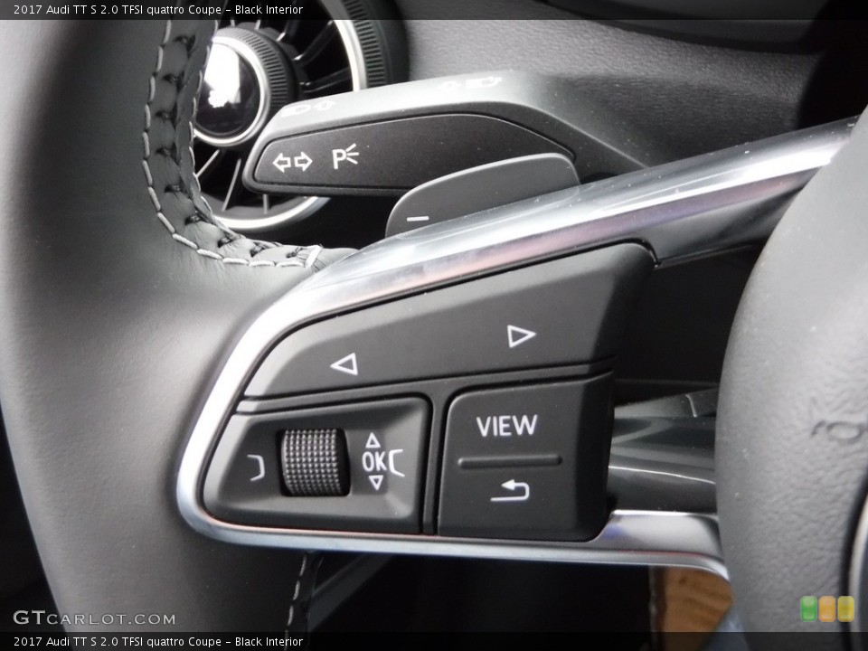Black Interior Controls for the 2017 Audi TT S 2.0 TFSI quattro Coupe #118198748