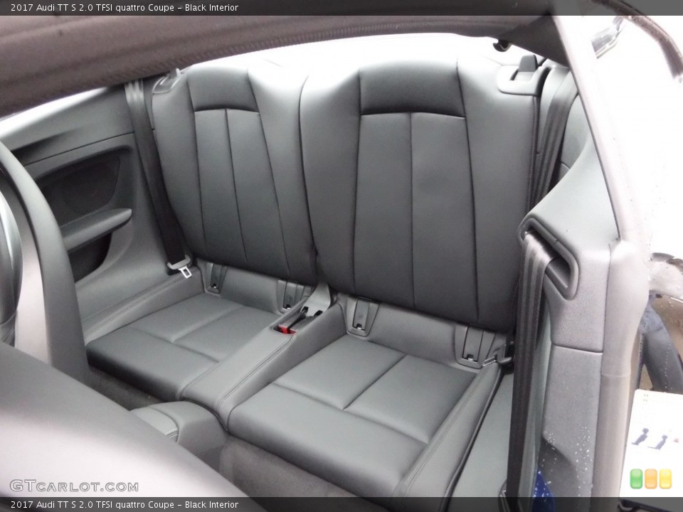 Black Interior Rear Seat for the 2017 Audi TT S 2.0 TFSI quattro Coupe #118198856