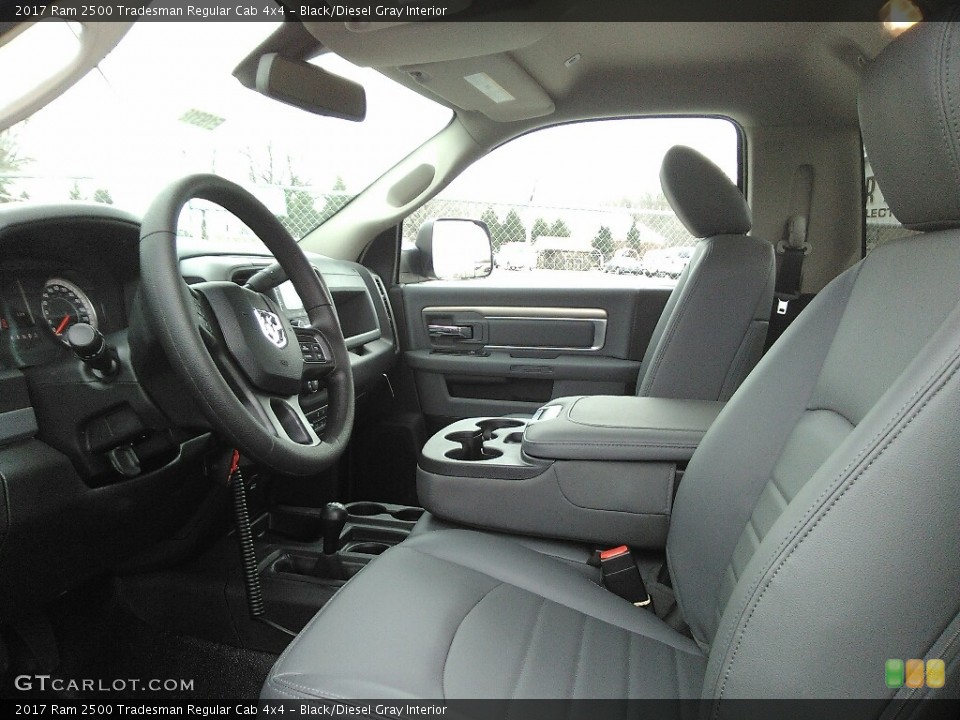 Black/Diesel Gray Interior Photo for the 2017 Ram 2500 Tradesman Regular Cab 4x4 #118200776