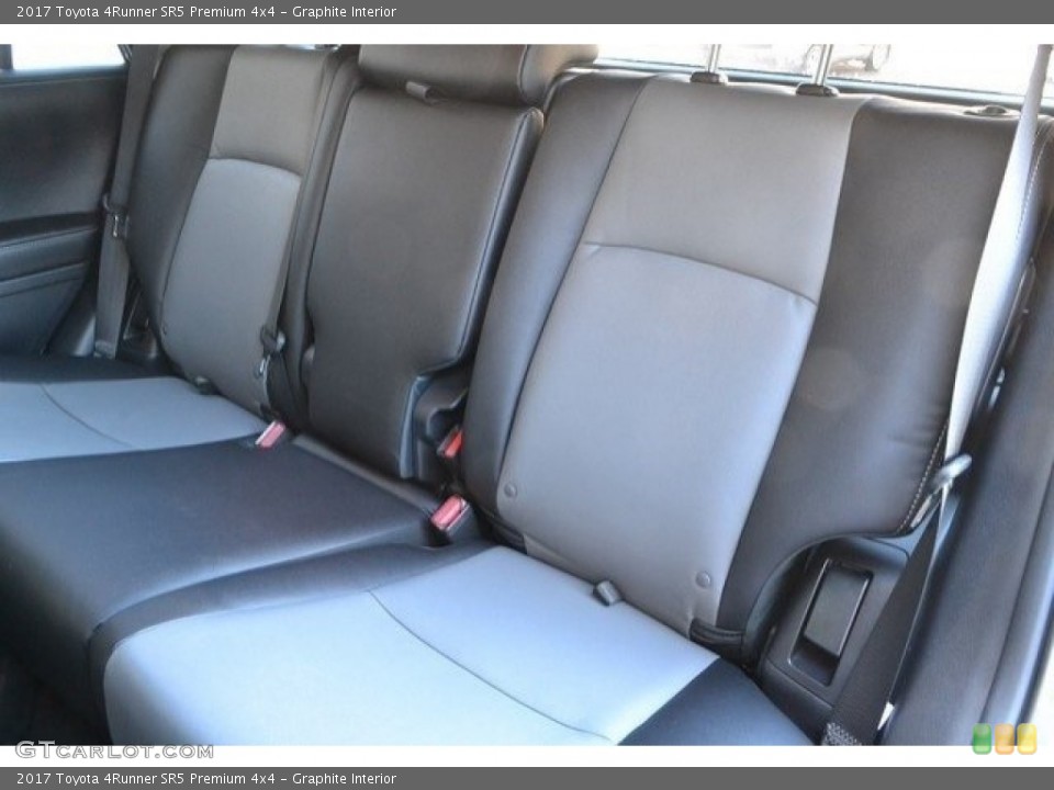Graphite Interior Rear Seat for the 2017 Toyota 4Runner SR5 Premium 4x4 #118202216