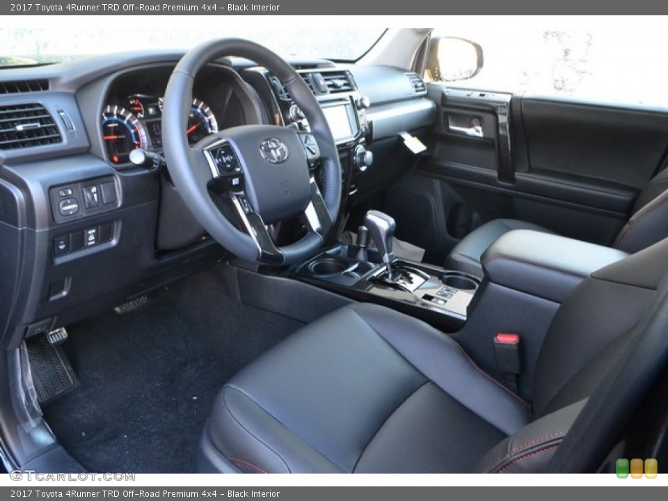 Black Interior Photo for the 2017 Toyota 4Runner TRD Off-Road Premium 4x4 #118202793