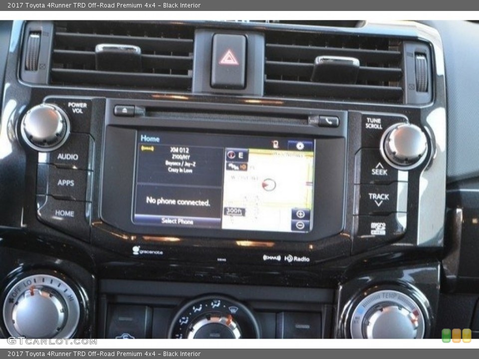Black Interior Navigation for the 2017 Toyota 4Runner TRD Off-Road Premium 4x4 #118203017