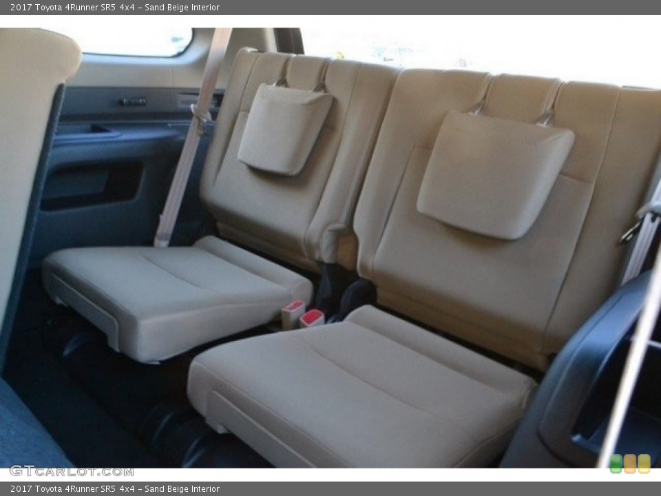 Sand Beige Interior Rear Seat for the 2017 Toyota 4Runner SR5 4x4 #118203824