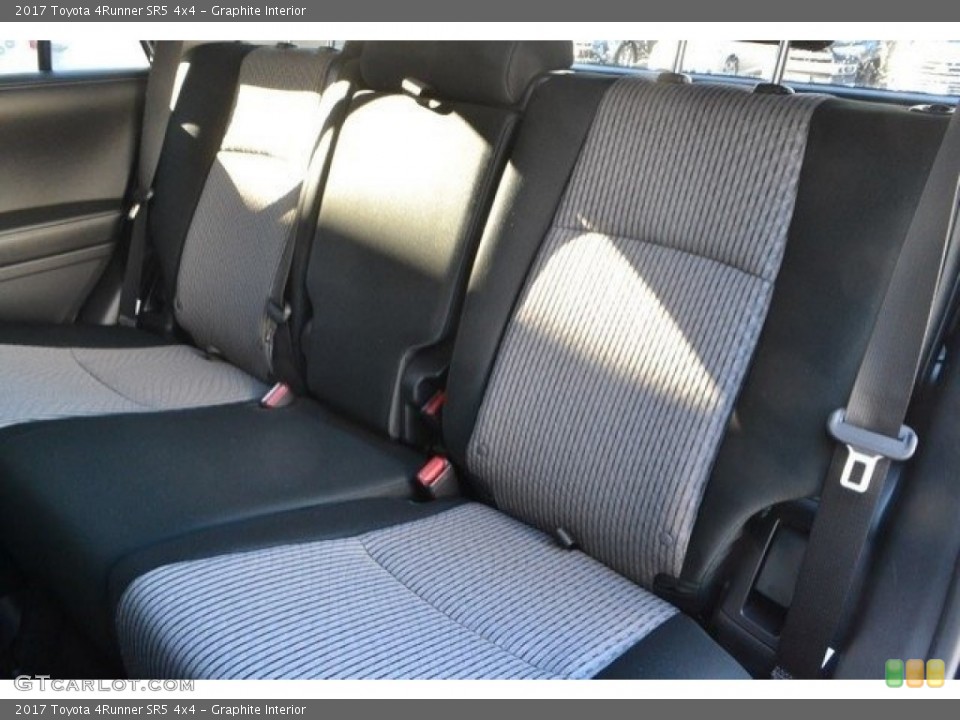 Graphite Interior Rear Seat for the 2017 Toyota 4Runner SR5 4x4 #118204238