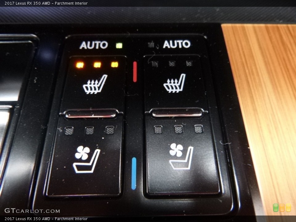 Parchment Interior Controls for the 2017 Lexus RX 350 AWD #118206389