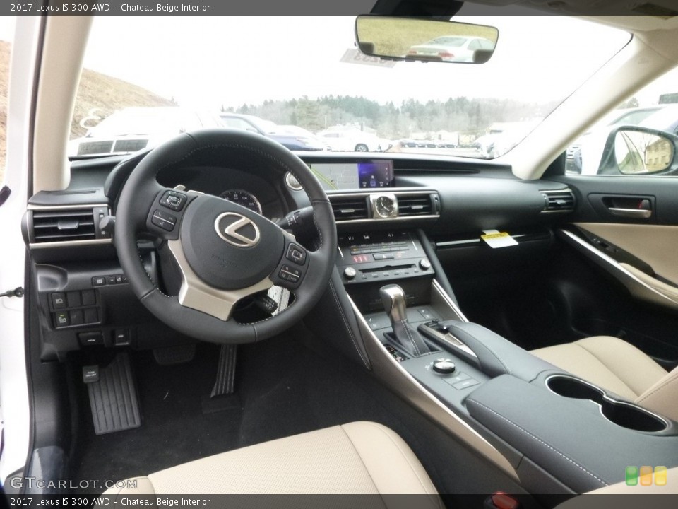 Chateau Beige Interior Photo for the 2017 Lexus IS 300 AWD #118206614