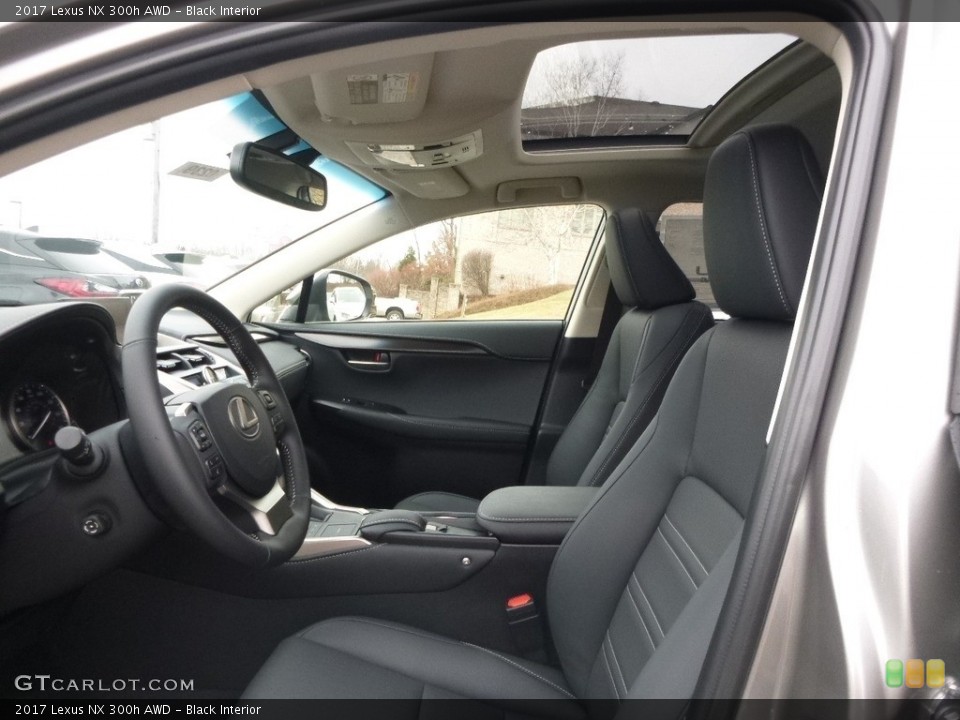 Black Interior Front Seat for the 2017 Lexus NX 300h AWD #118208453