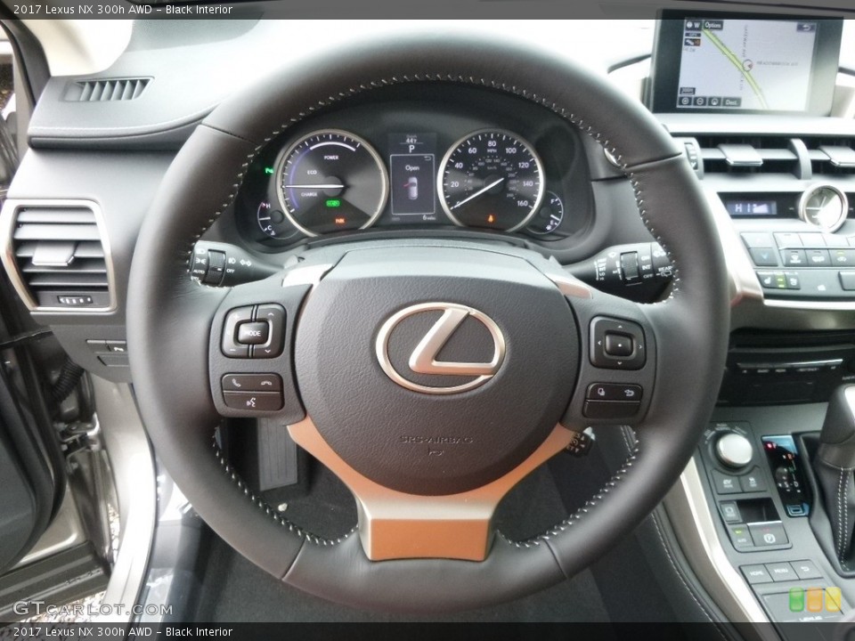 Black Interior Steering Wheel for the 2017 Lexus NX 300h AWD #118208573