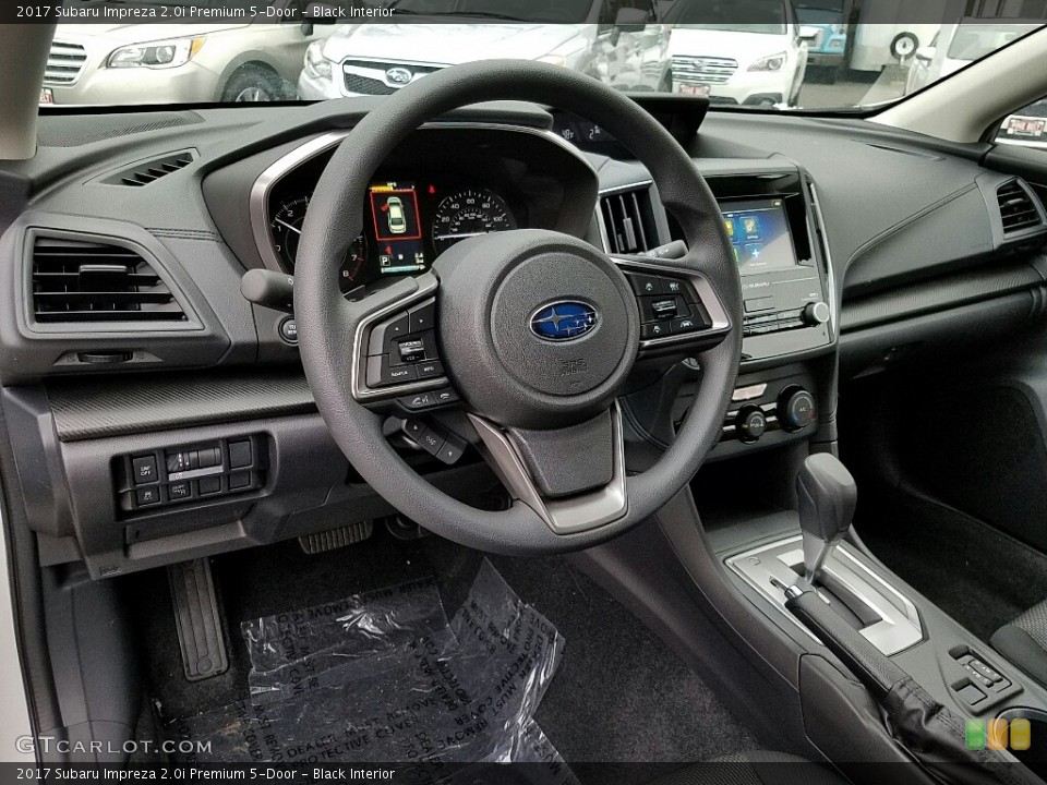 Black Interior Dashboard for the 2017 Subaru Impreza 2.0i Premium 5-Door #118209074