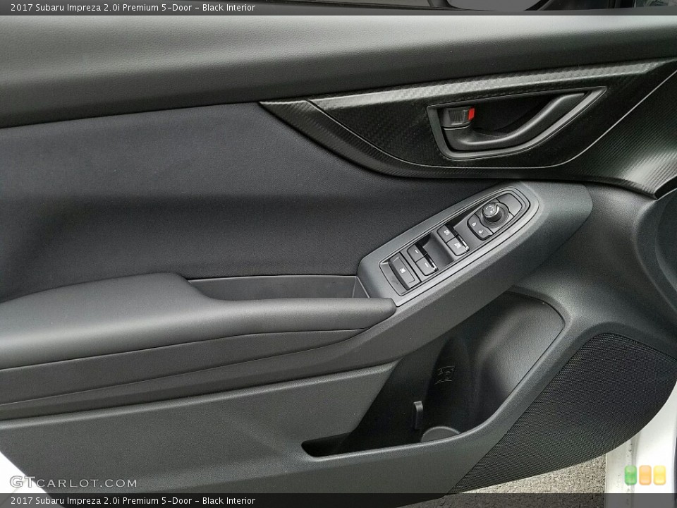Black Interior Door Panel for the 2017 Subaru Impreza 2.0i Premium 5-Door #118209104