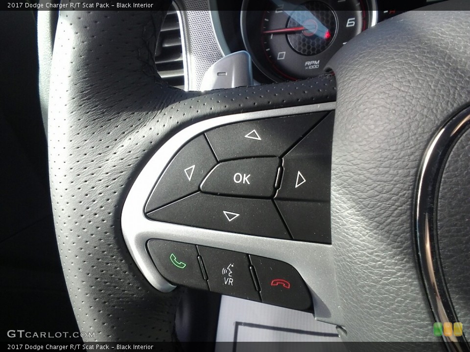 Black Interior Controls for the 2017 Dodge Charger R/T Scat Pack #118212368
