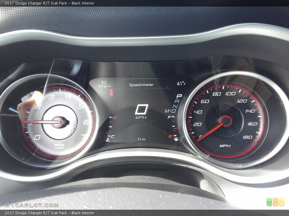 Black Interior Gauges for the 2017 Dodge Charger R/T Scat Pack #118212428