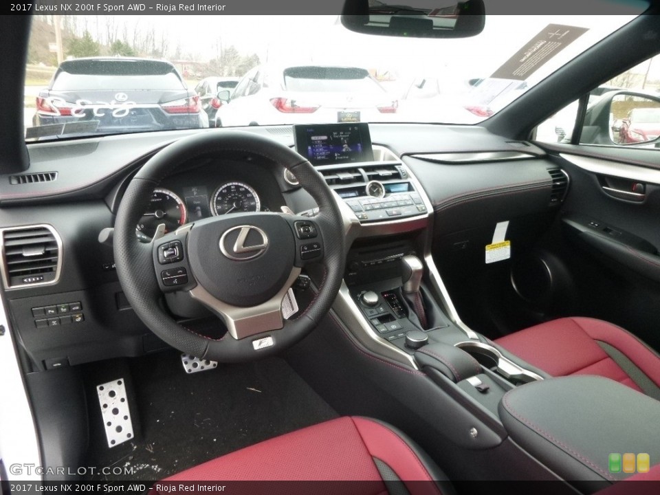Rioja Red Interior Photo for the 2017 Lexus NX 200t F Sport AWD #118213623