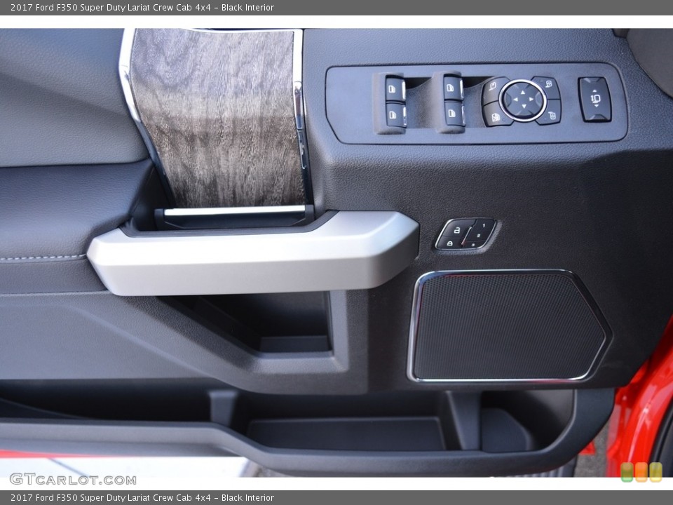 Black Interior Door Panel for the 2017 Ford F350 Super Duty Lariat Crew Cab 4x4 #118213769