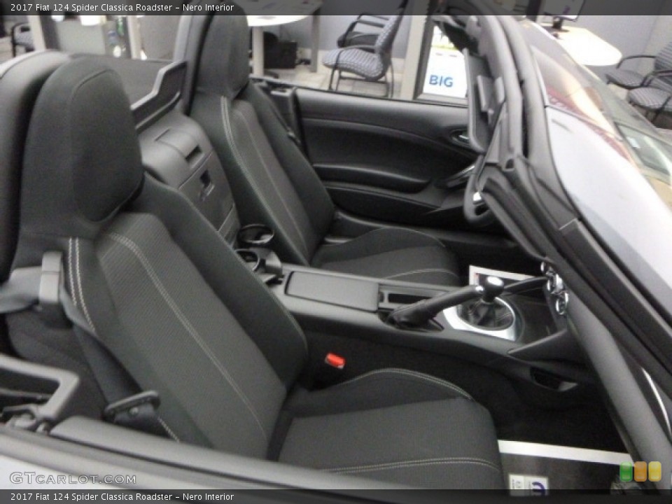 Nero Interior Front Seat for the 2017 Fiat 124 Spider Classica Roadster #118214678