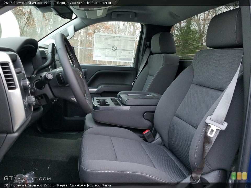Jet Black Interior Photo for the 2017 Chevrolet Silverado 1500 LT Regular Cab 4x4 #118215389