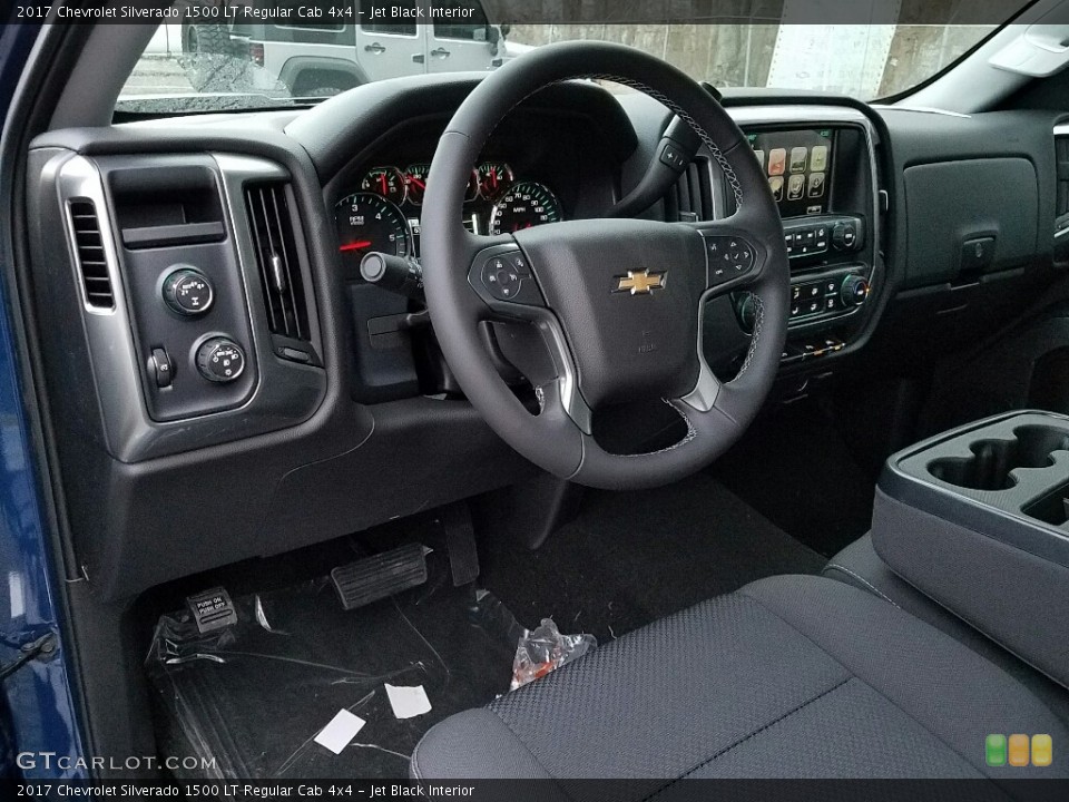 Jet Black Interior Front Seat for the 2017 Chevrolet Silverado 1500 LT Regular Cab 4x4 #118215419