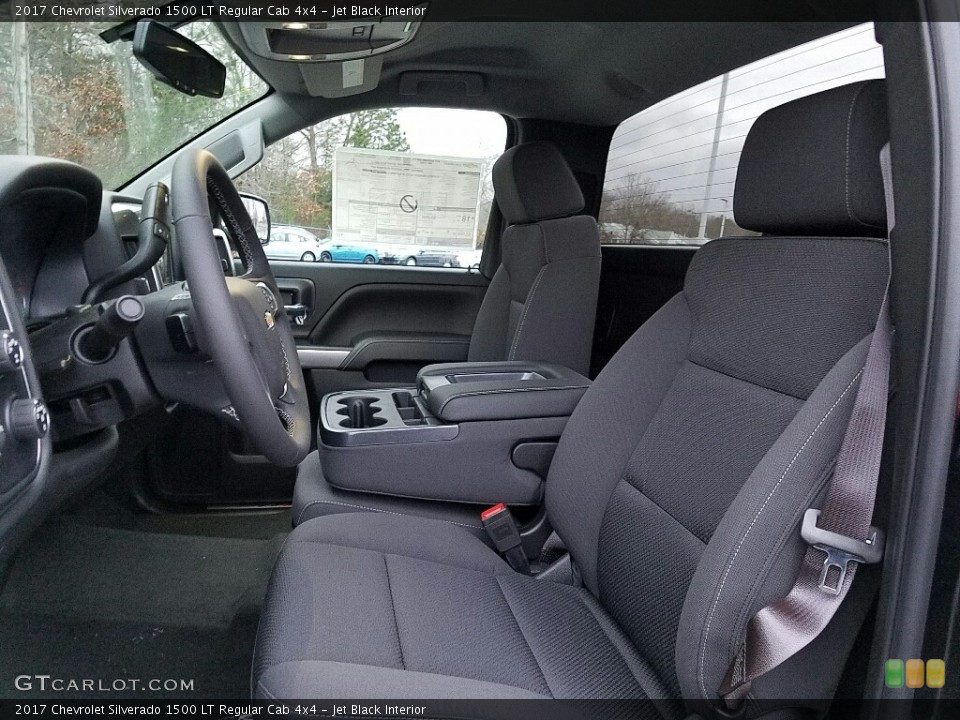 Jet Black Interior Front Seat for the 2017 Chevrolet Silverado 1500 LT Regular Cab 4x4 #118216289