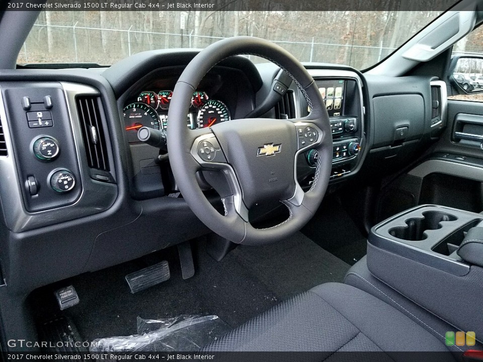 Jet Black Interior Photo for the 2017 Chevrolet Silverado 1500 LT Regular Cab 4x4 #118216319