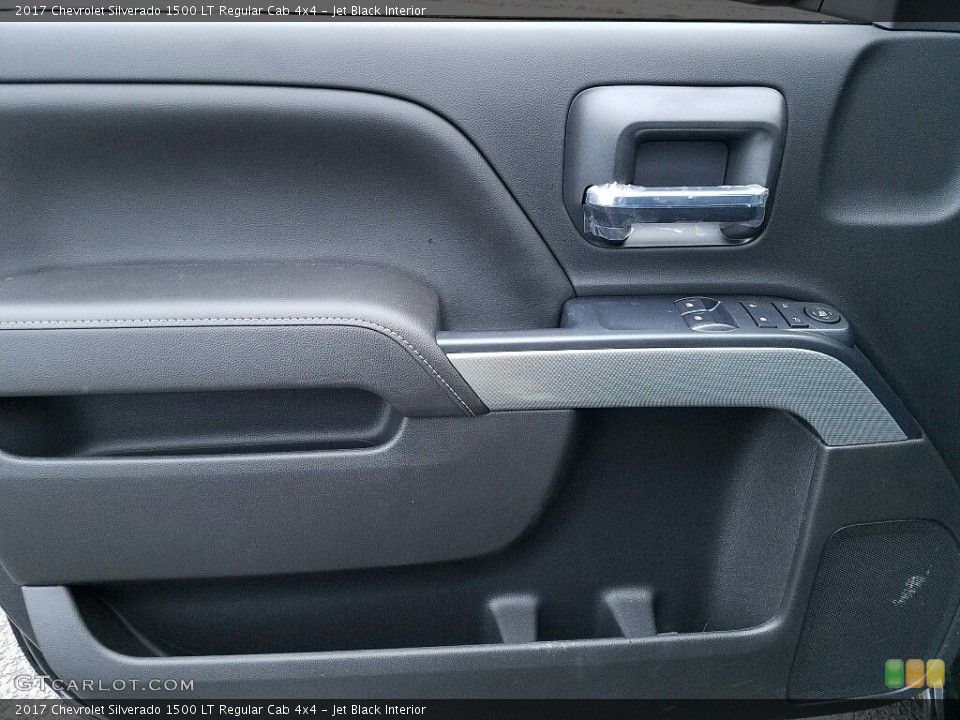 Jet Black Interior Door Panel for the 2017 Chevrolet Silverado 1500 LT Regular Cab 4x4 #118216355
