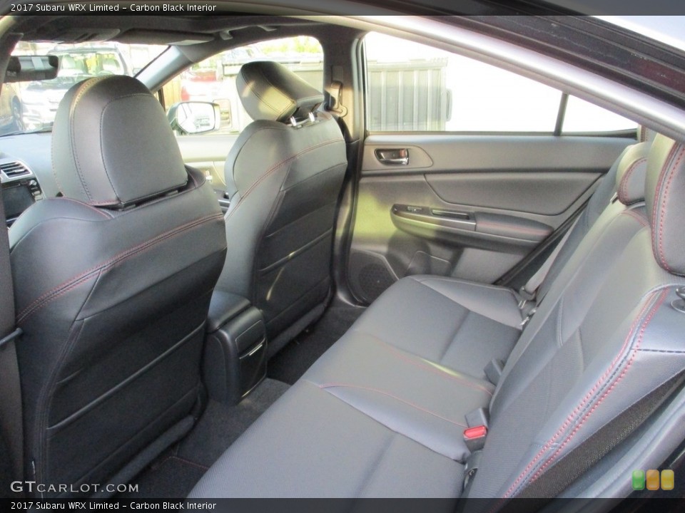 Carbon Black Interior Rear Seat for the 2017 Subaru WRX Limited #118216841