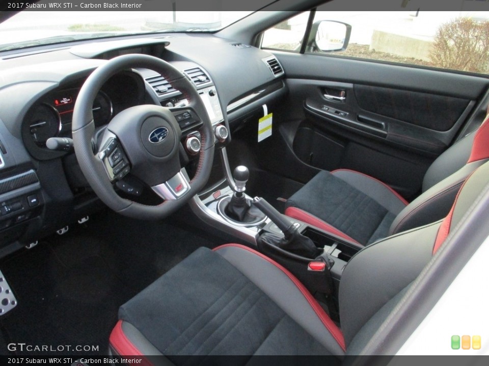 Carbon Black Interior Photo for the 2017 Subaru WRX STI #118216937