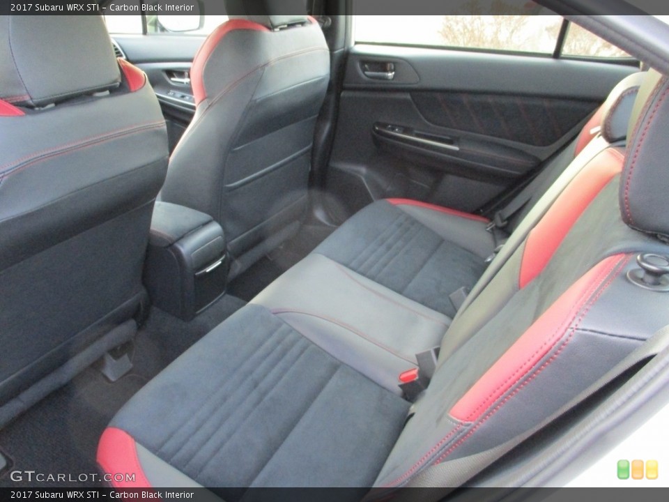 Carbon Black Interior Rear Seat for the 2017 Subaru WRX STI #118216964
