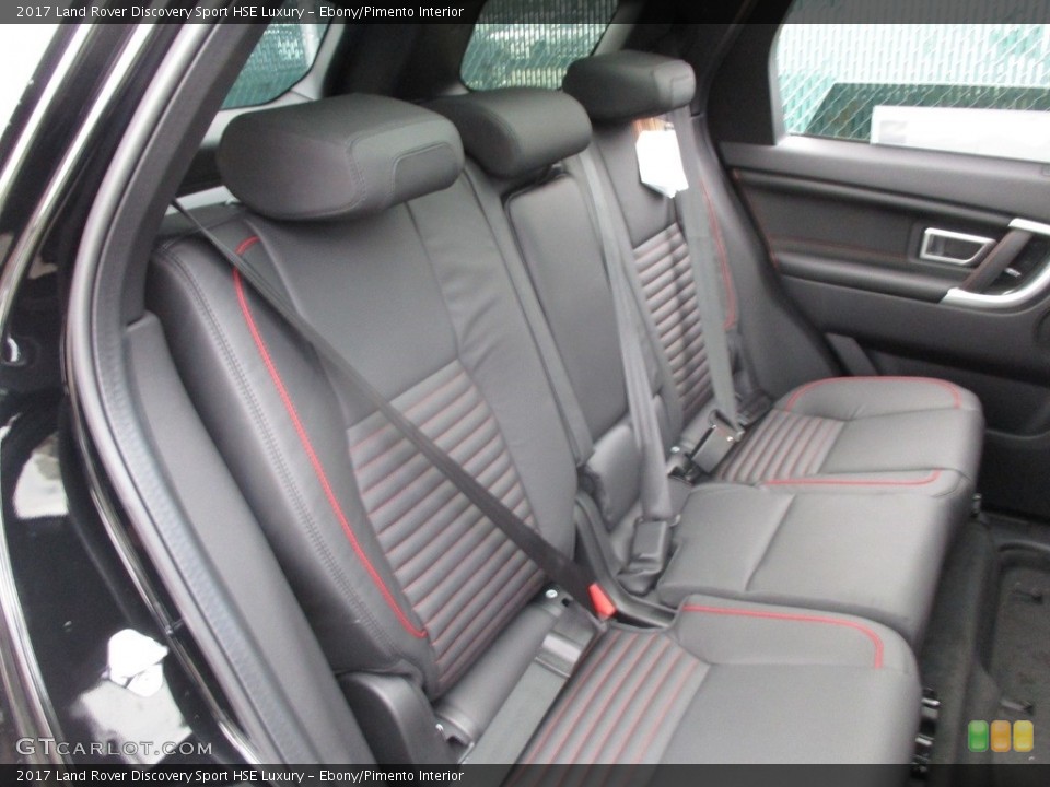 Ebony/Pimento Interior Rear Seat for the 2017 Land Rover Discovery Sport HSE Luxury #118222247
