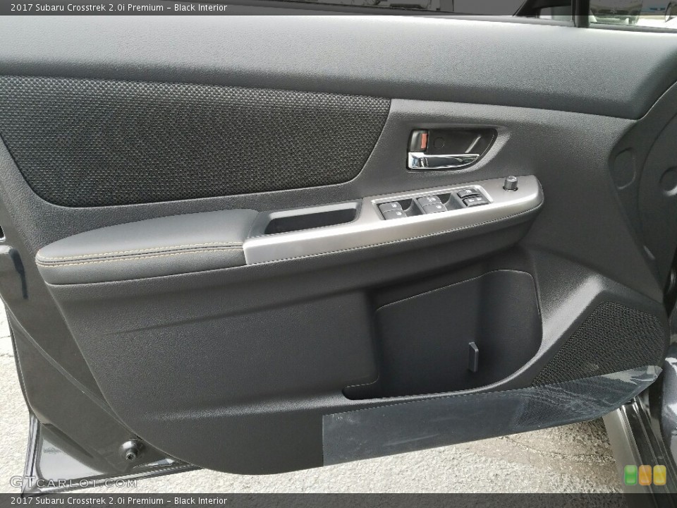 Black Interior Door Panel for the 2017 Subaru Crosstrek 2.0i Premium #118223528