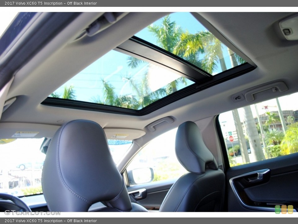 Off Black Interior Sunroof for the 2017 Volvo XC60 T5 Inscription #118225388