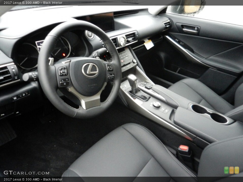 Black Interior Photo for the 2017 Lexus IS 300 AWD #118226243