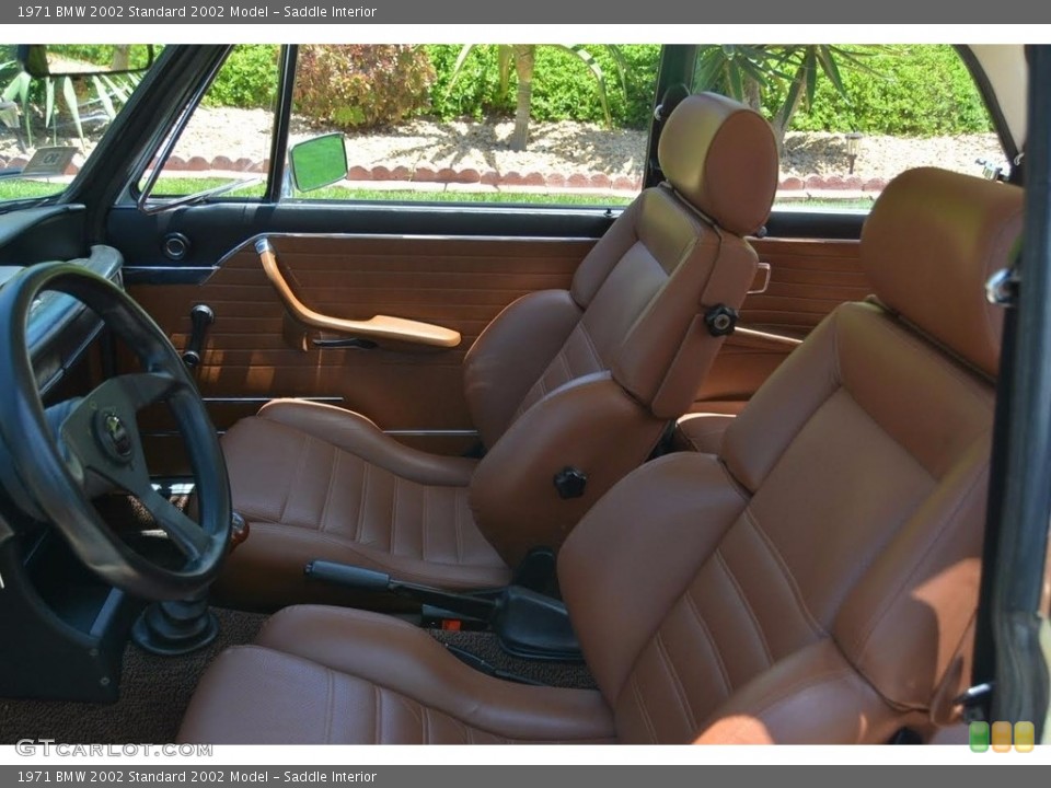 Saddle Interior Front Seat for the 1971 BMW 2002  #118227728