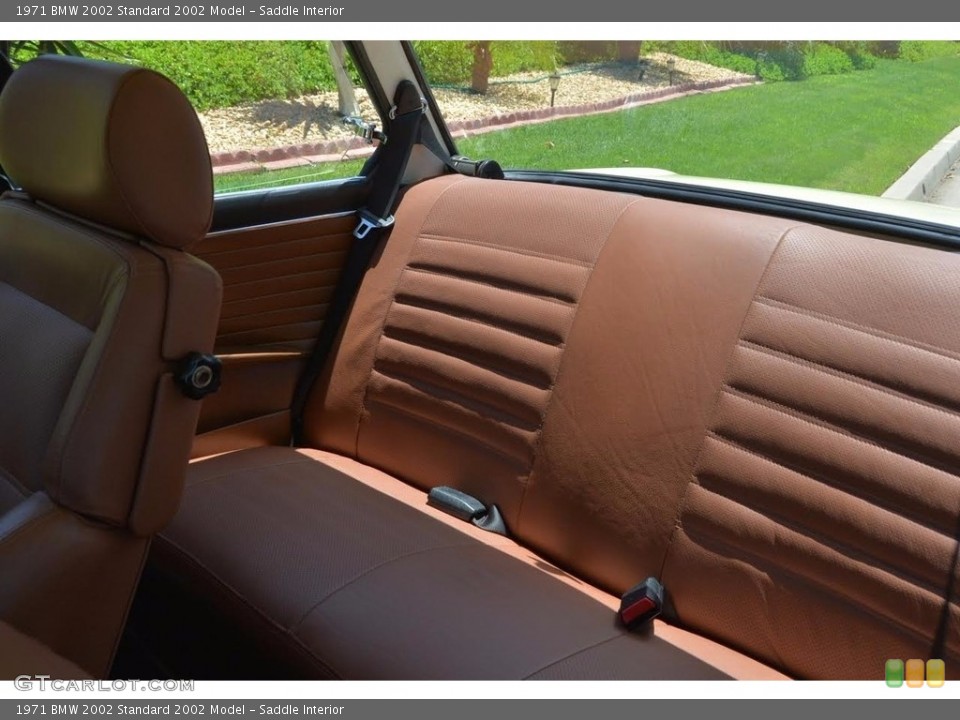 Saddle Interior Rear Seat for the 1971 BMW 2002  #118227953