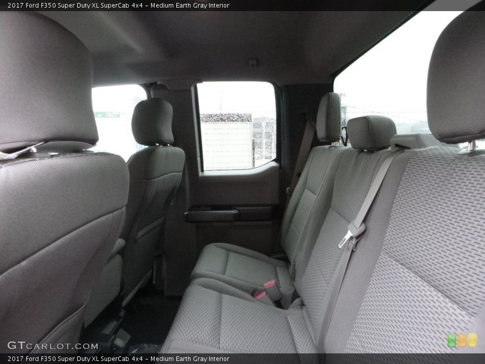 Medium Earth Gray Interior Rear Seat for the 2017 Ford F350 Super Duty XL SuperCab 4x4 #118228808