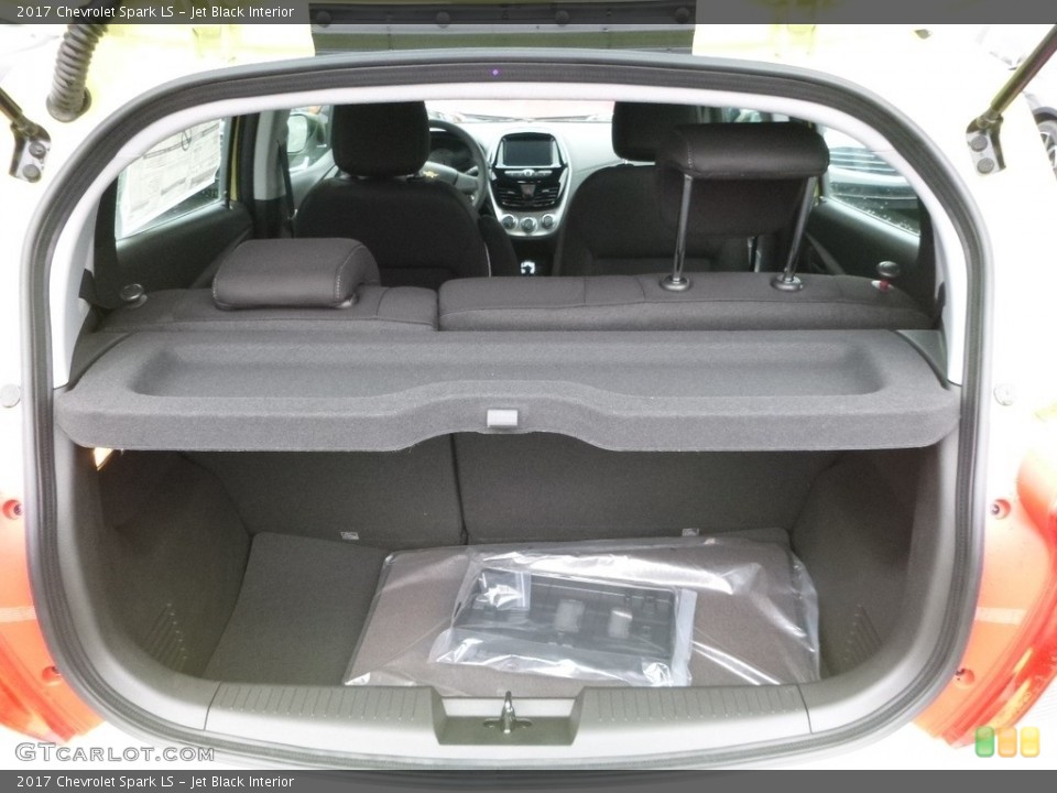 Jet Black Interior Trunk for the 2017 Chevrolet Spark LS #118229474