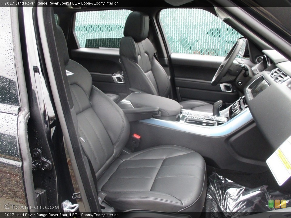 Ebony/Ebony Interior Front Seat for the 2017 Land Rover Range Rover Sport HSE #118231202
