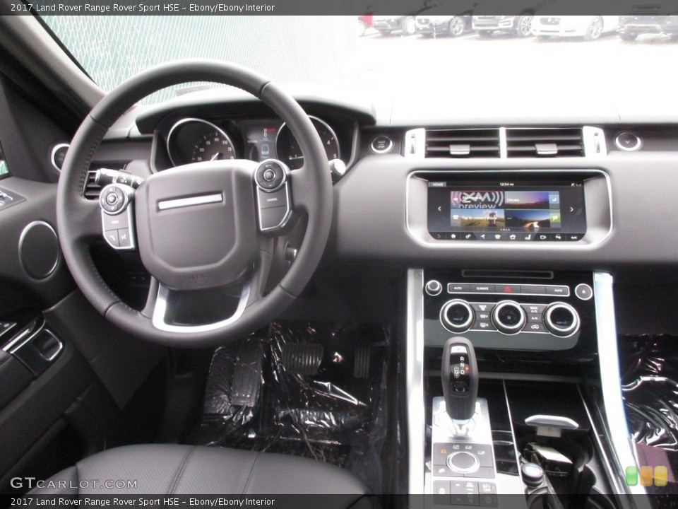 Ebony/Ebony Interior Dashboard for the 2017 Land Rover Range Rover Sport HSE #118231252