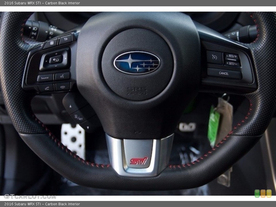 Carbon Black Interior Steering Wheel for the 2016 Subaru WRX STI #118233446
