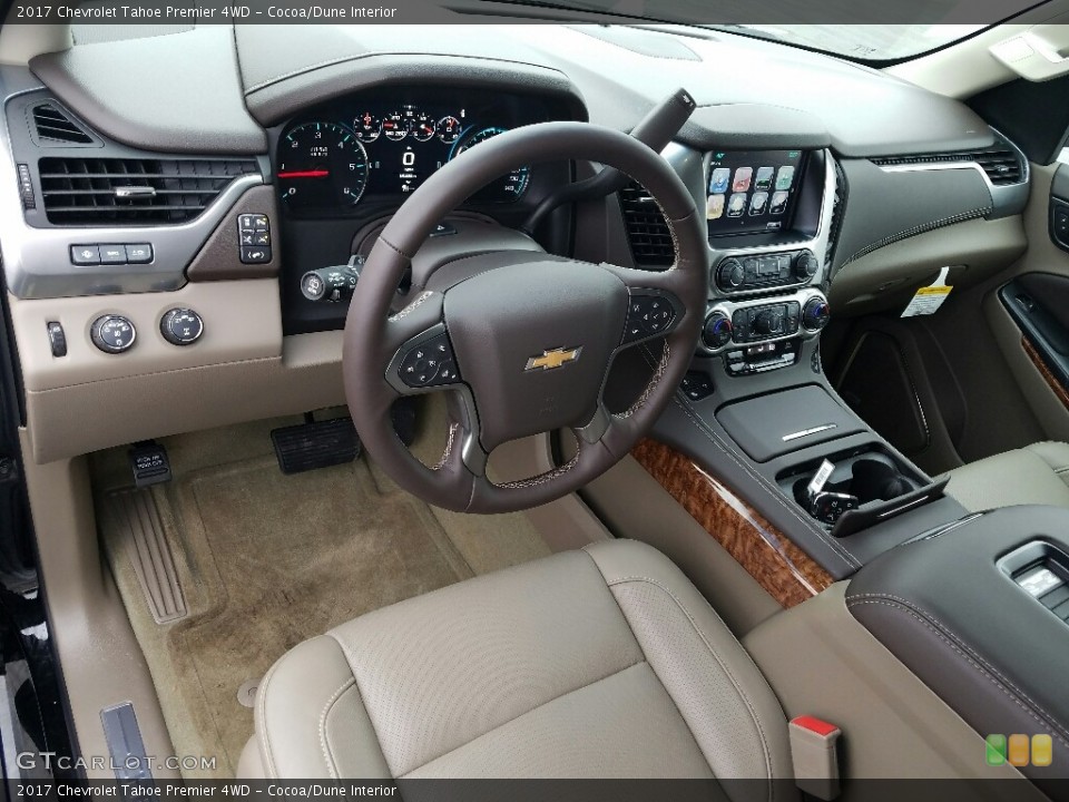 Cocoa/Dune Interior Photo for the 2017 Chevrolet Tahoe Premier 4WD #118234284