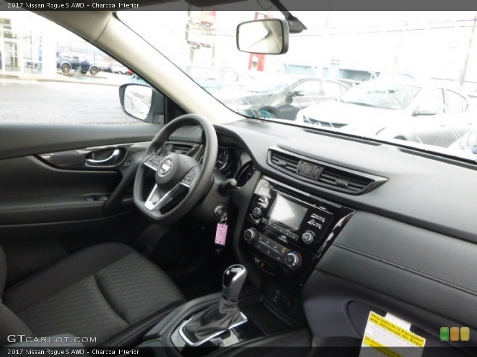 Charcoal Interior Dashboard for the 2017 Nissan Rogue S AWD #118235240