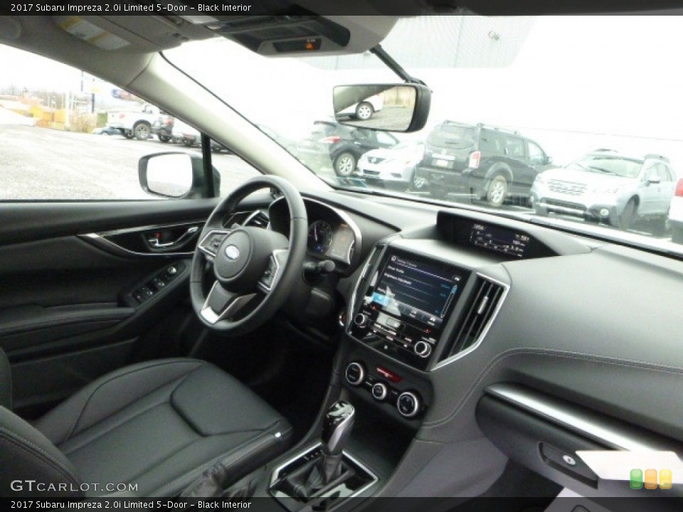 Black Interior Dashboard for the 2017 Subaru Impreza 2.0i Limited 5-Door #118237022