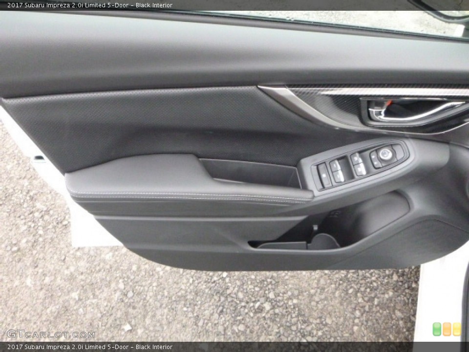 Black Interior Door Panel for the 2017 Subaru Impreza 2.0i Limited 5-Door #118237310
