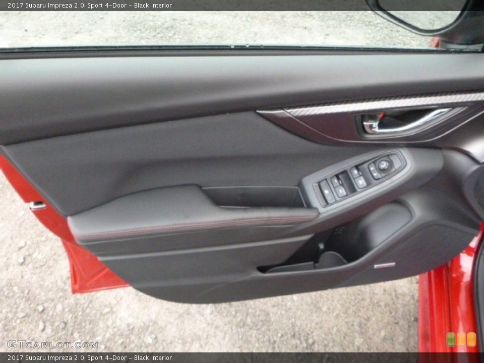 Black Interior Door Panel for the 2017 Subaru Impreza 2.0i Sport 4-Door #118237682
