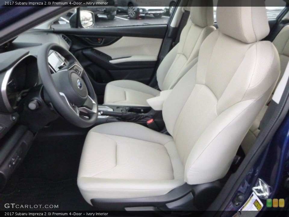 Ivory Interior Photo for the 2017 Subaru Impreza 2.0i Premium 4-Door #118238069