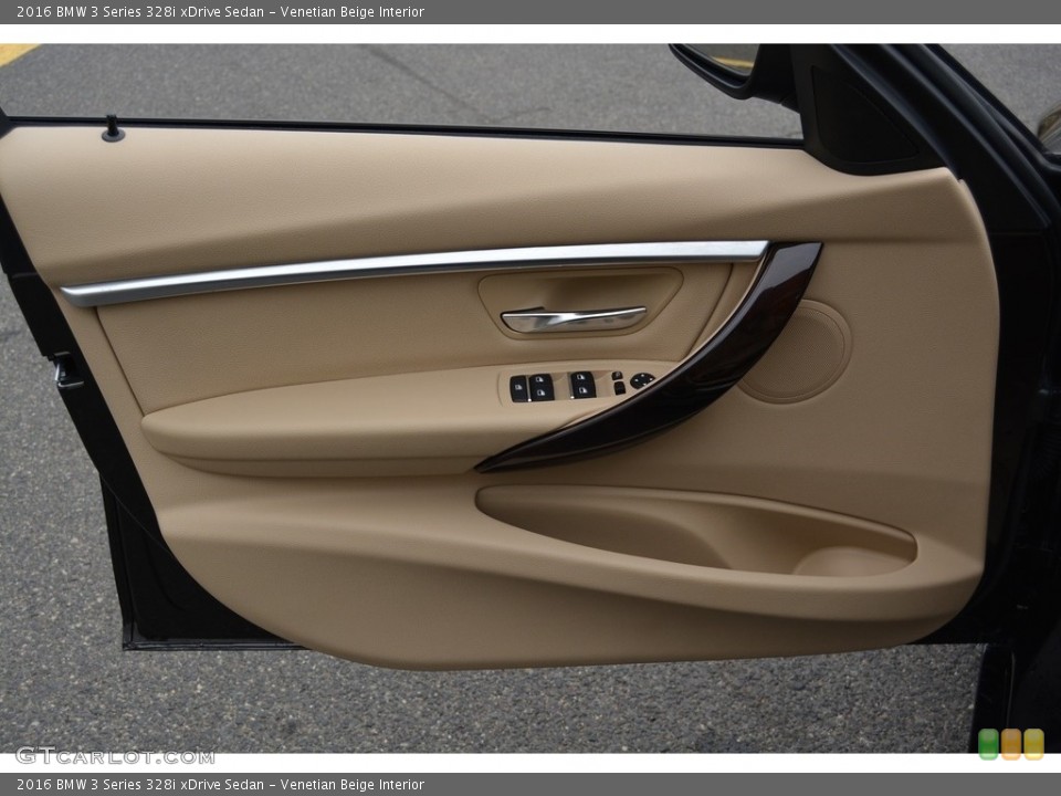Venetian Beige Interior Door Panel for the 2016 BMW 3 Series 328i xDrive Sedan #118244813
