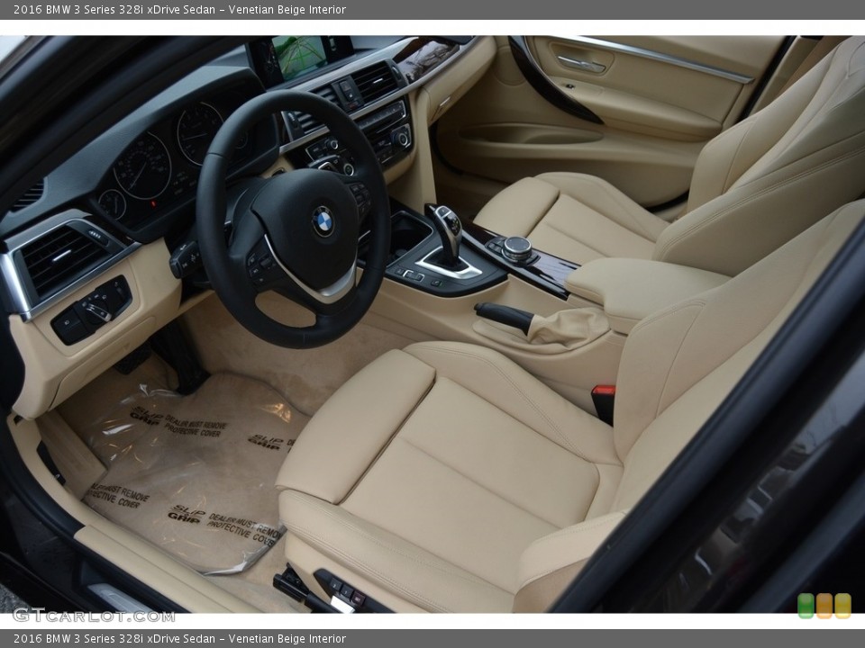 Venetian Beige 2016 BMW 3 Series Interiors