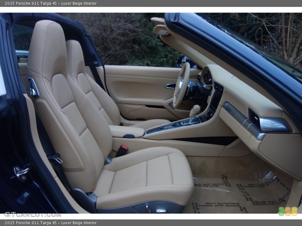 Luxor Beige Interior Front Seat for the 2015 Porsche 911 Targa 4S #118245372